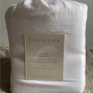 🌹Casaluna 100% Linen Sheet Set. King set